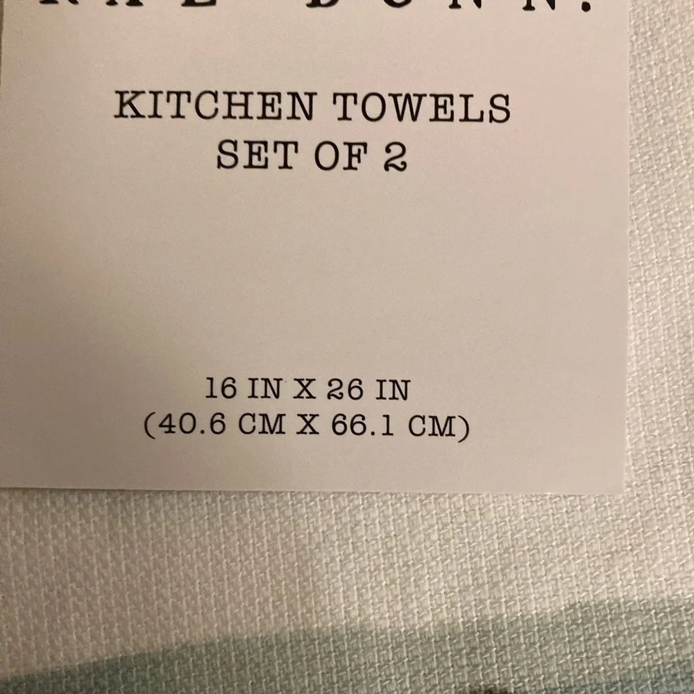 RAE DUNN HOME SWEET HAUNTED HOME. SET OF 2 KITCHEN TOWELS NEW